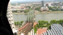 The Rhine Cologne City , Bird Perspective