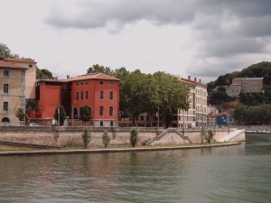 The Saône River in Europe